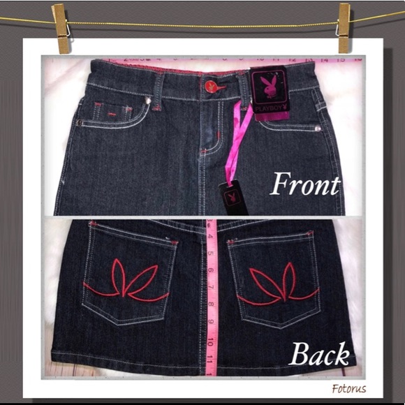 PLAYBOY Dresses & Skirts - ✂️ Denim Mini Skirt from Playboy